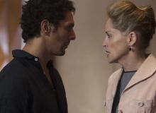 Tomer Sisley et Sharon Stone - cinema reunion 974