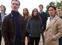 Rose Byrne, Nicholas Hoult, James McAvoy et Michael Fassbender - cinema reunion 974