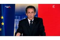 Sarkozy présente ses voeux aux Français avec 2012 en ligne de mire