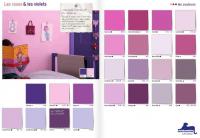 Palette de couleurs violet ©Dulux Valentine