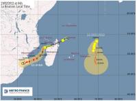 Nouvelle perturbation tropicale à 1710 Km de la Réunion et Ex-Irina à 1350 Km