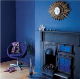 Salon bleu saphir © Peinture Astral