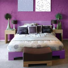 Chambre violet © Dulux Valentine