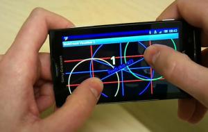 Le multi-touch sur Xpéria x10 Le multi-touch sur Xpéria x10