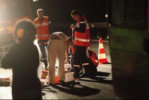 Un scootériste grièvement blessé hier soir sur la quatre-voies Un scootériste grièvement blessé hier soir sur la quatre-voies