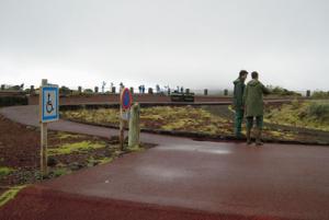 Le volcan accessible aux handicapés Le volcan accessible aux handicapés