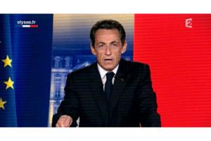 Sarkozy présente ses voeux aux Français avec 2012 en ligne de mire Sarkozy présente ses voeux aux Français avec 2012 en ligne de mire