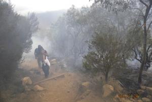Incendie de Mafate maîtrisé Incendie de Mafate maîtrisé