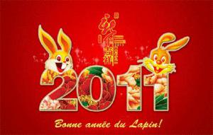 Bonne année du lapin à la communauté chinoise ! Bonne année du lapin à la communauté chinoise !
