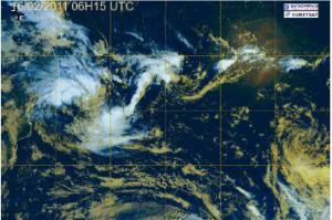 La Réunion en vigilance fortes pluies jusqu'à 17h00