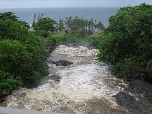 L'état de catastrophe naturelle officiellement déclarée pour la Réunion suite aux fortes pluies de janvier 2011