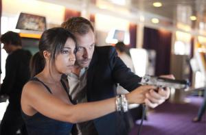 Fred Testot et Leïla Bekhti - Fred Testot et Leïla Bekhti dans ''Itinéraire bis'' Fred Testot et Leïla Bekhti - Fred Testot et Leïla Bekhti dans ''Itinéraire bis''