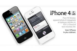 iPhone 4S - Pas d'iPhone 5 de dévoilé mais plutôt un iPhone 4S