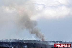 Reprise de feu sur la route forestière des Tamarins