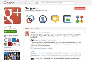 Les pages sont disponibles sur Google+ - Les pages sont disponibles sur Google+