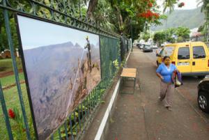 L'incendie du Maïdo, en photos, au Jardin de l'État