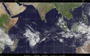 Une dépression tropicale et une perturbation tropical à environ 1400 Km de la Réunion