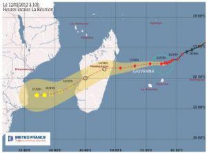 Giovanna met le cap vers l'Ouest