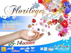 Le programme des Florilèges 2012 du 5 au 14 octobre