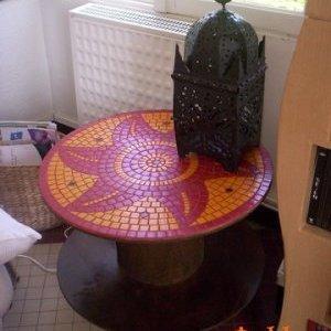 Table basse - Un dérouleur de câble comme table de jardin Table basse - Un dérouleur de câble comme table de jardin