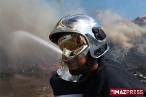 Incendie sur la route du volcan